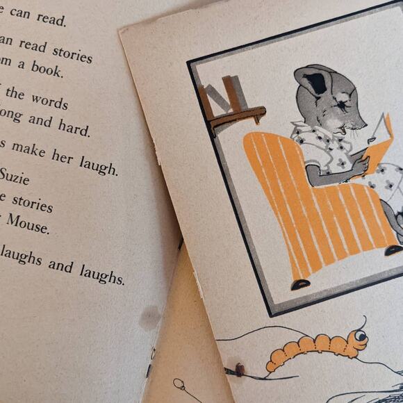 Vintage 1934 Suzie A Shy Little Mouse By Ruth W. Wittner Childrens Bedtime - Picture 8 of 11